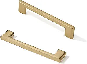 AVICCI 10 Pack Cabinet Pulls-5128mm Screw Spacing Champagne Bronze Kitchen Drawer Pulls Cabinet Hardware Handles Wardrobe Bedroom Dresser Cabinet Handles