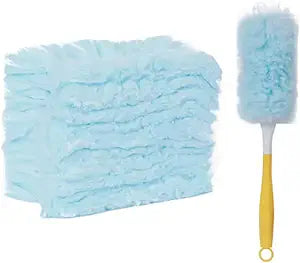 Double Sided 360 Duster Refills, Disposable Electrostatic Dusting Brush for Cleaning Home Office Blinds Car Surface Duster Cleaning Tool, 10PCS