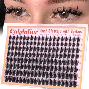 Anime Lash Clusters with Spikes Manga Eyelash Clusters D Curl