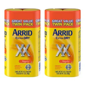 Arrid Antiperspirant Deodorant, Regular, 12 Ounce (Pack of 2)