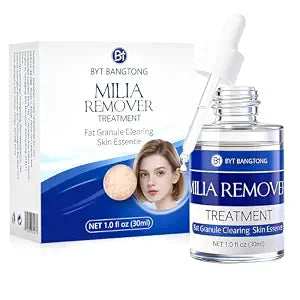 Milia Remover for Face & Eyelids, Milia Remover Treatment with 1% Salicylic Acid for Acne, Milia Removal Serum for Men & Women