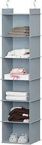 YOUDENOVA Hanging Closet Organizer, Closet Organizers and Storage, Grey
