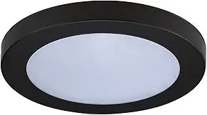 RP Lighting 8-Inch Wide Single LED Ceiling Fan Light Kit, Oil Rubbed Bronze