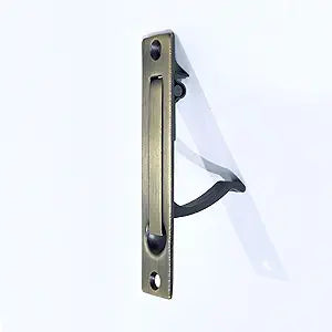 Dontay 5 Pack Pocket Door Handles,Stainless Steel 304 Edge Pulls,Hidden Handle Hardware,Flush Mount Sliding Doors Pull for Bathroom Cabinets&Drawers(5,Antique Bronze)