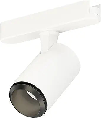 ET2 Lighting Continuum Track Light | White Finish | Aluminum Construction | Modern Adjustable Track Lighting Fixture for Kitchen Ceilings | Multiple Adjustable Heads | ETL21212-WT