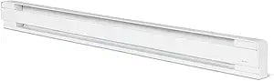 Stelpro Brava Electric Baseboard Heater 1500W / 120V 72 L 5 7/8 H Rounded Corners Durable Steel Convection Heater for Home or Office (AB61501W) White