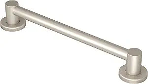 Moen YG0424BN Bathroom Safety 24-Inch Stainless Steel Modern Bathroom Grab Bar, Brushed Nickel