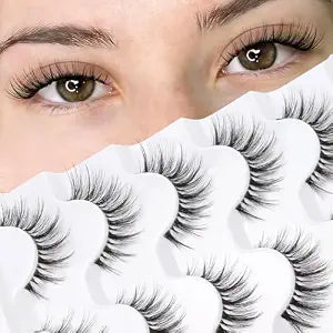 Veleasha Lashes Cat Eye False Eyelashes Wispy Lash Strips Eyelash (G2)