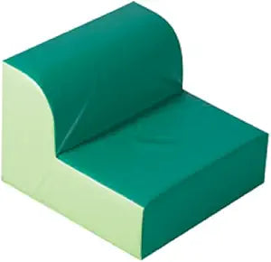 Children's Factory Library Lounger, Flexible Seating Classroom Furniture, Comfy Kids Chairs, Green/Fern, Single Lounger