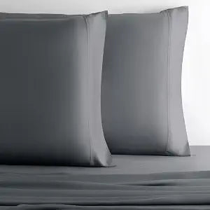 Cariloha Retreat 2-Piece Sateen Pillowcase Set | Laguna Blue |Standard | Lyocell Material | Allergy & Odor Resistant, Breathable, and Extra Soft | Cooling for Hot Sleepers | Corner Bands