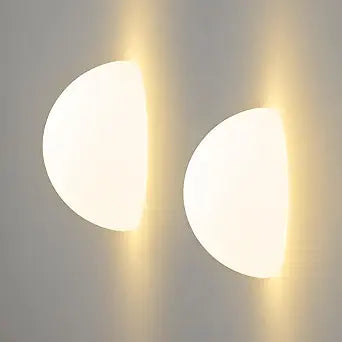 Modern Globe Glass Wall Sconces Set of 2 - Small Mid Century Round Lighting Fixtures, Art Deco Indoor Set of Two Ball Lights, for Bedroom Bathroom Vanity Mirror Living Room Hallway Bedside Mount Lamps