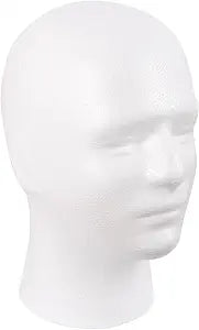 MapofBeauty White Display Wig Model Mask Hat Halloween Makeup Wig Head
