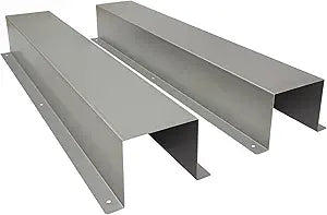 6.2" W x 5.5" H x 78" L Stainless Steel Metal Split Line Set Cover Pipe Wall Sleeve Hide Kit for Outside Mini Split Central Air Conditioner Heat Pump