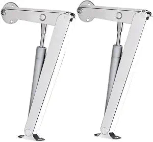 200N-60lbs Chest Heavy Duty Soft Close Lid Support Hinges Large & Long Chest Hinges for Wooden Box, Slow Lowering Pneumatic Heavy Lid Lifter Gas Struts