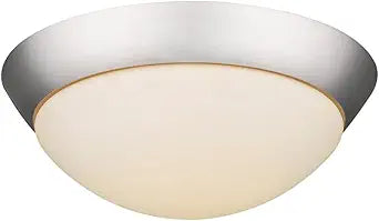 Acclaim Lighting IN51395SN Transitional LED Flushmount from Flushmounts Collection in Pwt, Nckl, B/S, Slvr. Finish,