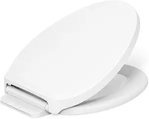 KOHLER K-28004-0 Drift ReadyLatch Quiet Close Elongated Toilet Seat, White, Grip-Tight Installation, Slam Prevention