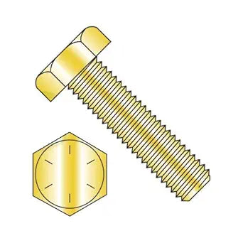 1-14 x 6 Hex Tap Bolts/Grade 8 / Zinc Yellow (Carton: 5 pcs)
