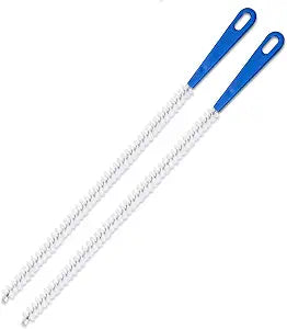 Drain Cleaning Brush 2pack,Clog Remover 23.6inch,Drain Hair Remover Tool