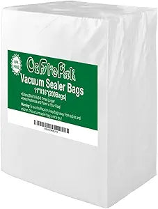 O2frepak 200 Gallon Size11" x 16" Vacuum Sealer Bags with BPA Free and Heavy Duty, Vacuum Seal Food Sealer Bags,Great for Food Storage Vaccume Sealer PreCut Bag