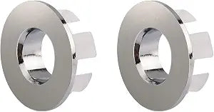 2 Pack Sink Overflow Ring, Brushed Nickel