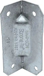 Simpson Strong-Tie Gusset Angle GA - Alloy Steel, Includes Fasteners, Angle Gusset - 2-3/4" L