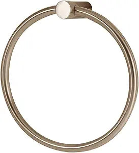 Alno A7040-SN Spa 1 Modern Towel Rings, Satin Nickel, 6"