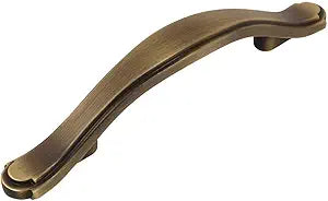 Cosmas 25 Pack 8816BAB Brushed Antique Brass Cabinet Hardware Handle Pull - 3" Inch (76mm) Hole Centers