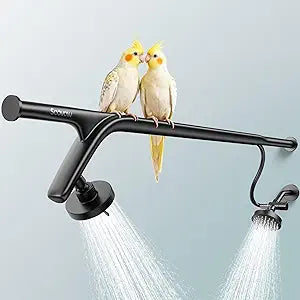 Dual Shower Head System for Couples - Double Shower Heads for Two People Rod - 2 Person Showerhead Gifts - Thicker 304 Stainless Steel, High Pressure, Adjustable, Bathroom Upgrade, SPA-Like - Black