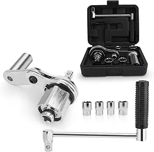 Torques Multiplier Wrench Kit, 1/2in Drive 1:16 Heavy Duty Lug Nut Remover. with 17 19 21 22mm Sockets,Carrying Case for Changing Tires, Swivel Wrench Included