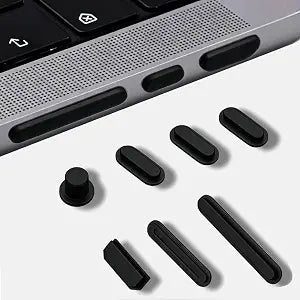 MUBUY MacBook Pro Accessories, 14 PCS Dust Plug Cover Dirt Plug Cups Set for MacBook Pro 14/MacBook Pro 16 M5 M4 M3 M2 M1 Pro/Max (2026-2021), Plug for HDMI, Thunderbolt, SD, Charger Port &Headphone