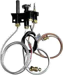 69L17 J4117 108084-02 Fireplace Natural Gas Pilot Assembly Compatible with Lennox, Ihp, Serefina, Superior, Astria, Merit Direct Vent Natural Gas Fireplaces with Flame Sensor