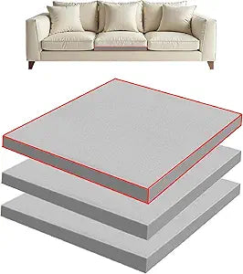 24" X 24" Couch Cushion Support for Sagging Seat, 40D High Density Foam Sofa Cushion Support, 3 Pcs Sag Repair Pad, Furniture Seat Under Cushions Supporter
