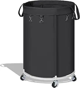150L Large Capacity Rolling Laundry Basket Hamper with Wheels, Clothes hamper and Removable Bag for Home, Laundry Room, Bedroom, Bathroom, Apartment, Dorm