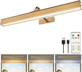 Picture Light for Wall, 5000mAh Rechargeable Cordless 15.8'' Wall Light