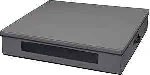 Household Essentials Wreath Storage Container, 30 Inch, Gray