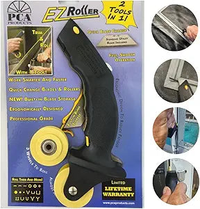 Screen Roller Tool Professional EZ Screen Spline Roller Tool with Knife Tool for Installing Screen Windows Door Patio