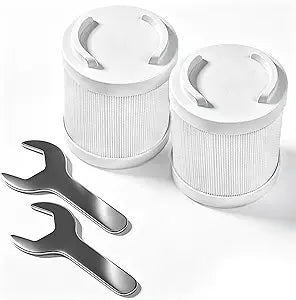 Replacement Filter Cartridge Compatible with Filterbaby Pro Series In Line Shower Filter & Eco Pro Shower Head, Reduces Chlorine & Contaminants (2 Packs)