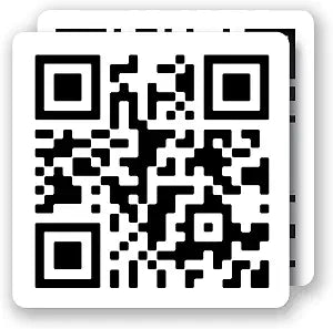 Fuck Off QR Code Sticker - Funny Prank Joke Gag Gift Idea for Best Friend - 3.5 x 3.5 inch - Vinyl Sticker Decal - Funny Sarcastic Decal Meme for Water Bottles or Laptop - Made in USA (2 Pack)
