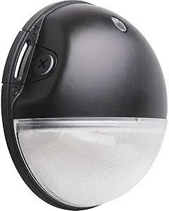 Nuvo 65/751 LED CCT Selectable Small Round Aluminum Outdoor Wall Pack Light, 3000K/4000K/5000K, 20W, Bronze
