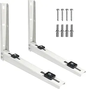 Air Conditioner Support Brackets, Mini Split Wall mounting Window AC Bracket Stand for Outdoor AC Unit 7000-15000 BTU Weather Proof Shelf to Protect from Dirt and Vandalism