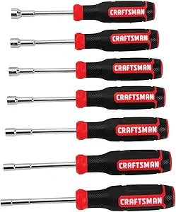 CRAFTSMAN Screwdriver Nut Driver, SAE/MM, 7-Piece Set (CMHT65081)