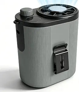 Portable Waist Fan Clip On with Ice Cooling Plate, 100 speeds