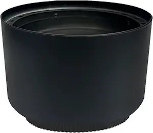 Double Wall Stove Top Connecting Adapter Compatible with DVL 6/DVL-AD Stove Collar,Black Heavy-Duty Stainless Steel