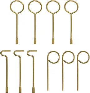 Interior Door Key for Bathroom Bedroom, Emergency Key for Replacement - Set of 10