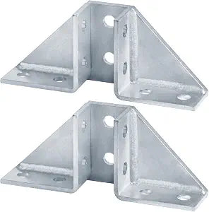 2 Pack Strut Gusset Hardware for 1-5/8" Strut Channel,7/32"Thick Heavy Duty