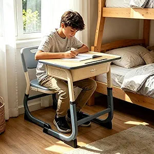 Adjustable Height Children's Study Desk for Home and School Use Perfect Pair with Kids' Chairs and Tables