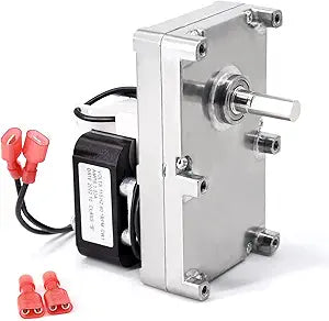 Criditpid EF-001 Auger Motor for Enviro EF2 EF3 Meridian, Vistaflame VF100 Pellet Stove, 1 RPM Clockwise Auger Feed Motor for Regency GF55, GFI55 Pellet Stove.