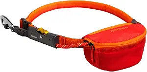 Ruffwear, Hitch Hiker Dog Leash, Adjustable Leash & Hitching System for Camping & Hiking, Red Currant