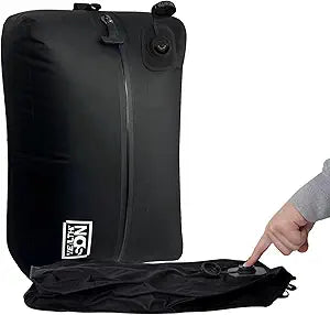 Vacuum Bags for Travel, One-Touch Vacuum Storage Bags, Waterproof Compression Bags for Clothes& Bedding, Reusable Vacuum Bags Compatible for Suitcase, Luggage, Backpack