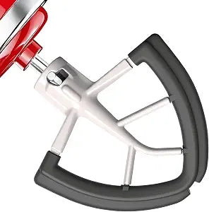 Flex Edge Beater for KitchenAid 4.5/5 Qt Tilt-Head Mixer Flexible Silicone Edge kitchen aid paddle attachments, Auto-Scrape Bowl Scraper, For Kitchen Aid Accessories and Attachments (Gray)